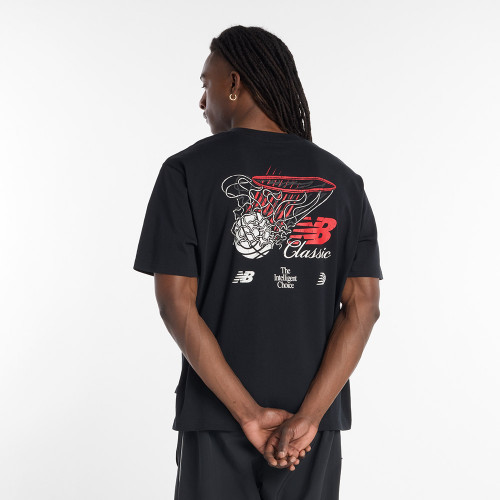 New Balance Ανδρική κοντομάνικη μπλούζα Hoops Classic Graphic T-Shirt